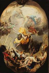 The Dominican Order Overcoming Heresy, 1750 (oil on canvas) | Obraz na stenu