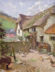 In the Garden, 1910 (oil on canvas) | Obraz na stenu
