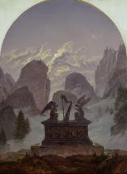 Goethe Monument (oil on canvas) | Obraz na stenu