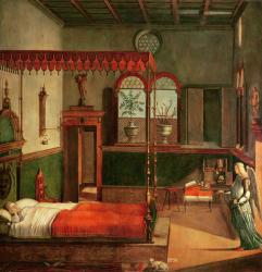 Dream of St.Ursula, 1495 (tempera on canvas) (see 156167 for detail) | Obraz na stenu