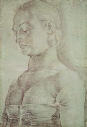 Saint Apollonia, 1521 (crayon on paper) | Obraz na stenu