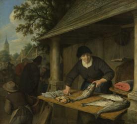 The Fishwife, 1672 (oil on canvas) | Obraz na stenu