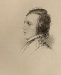 Alfred Lord Tennyson (1809-92) (litho) | Obraz na stenu