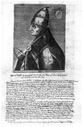 Portrait of Pope John XXII (1244-1334) (engraving) | Obraz na stenu