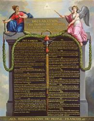 Declaration of the Rights of Man and Citizen, 1789 (oil on canvas) | Obraz na stenu