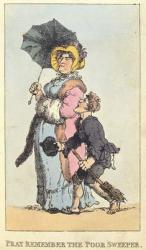 Pray Remember the Poor Sweeper, 1820 (engraving) | Obraz na stenu
