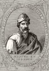 Francisco Pizarro Gonzalez (engraving) | Obraz na stenu