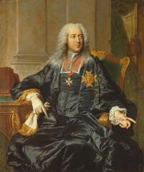 Marc-Pierre de Voyer-de-Paulmy (1696-1764) Count of Argenson (oil on canvas) | Obraz na stenu