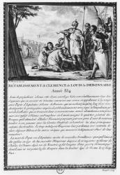 Louis I, the Pious or the Debonaire (engraving) | Obraz na stenu
