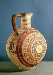 Oinochoe decorated with concentric circles (ceramic) | Obraz na stenu