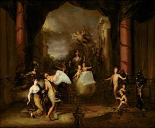 Allegory of the city of Amsterdam (oil on canvas) | Obraz na stenu