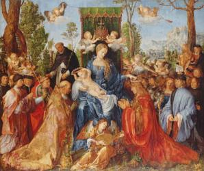 The Festival of the Rosary, 1506 (oil on panel) | Obraz na stenu