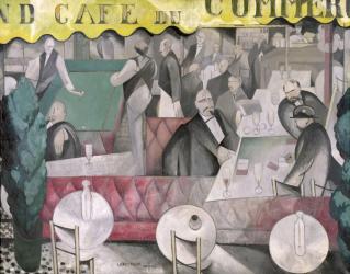 The Cafe du Commerce (oil on canvas) | Obraz na stenu