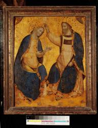 Coronation of the Virgin (oil on panel) | Obraz na stenu