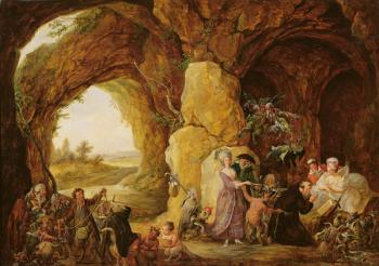 The Temptation of St. Anthony, 1781 (oil on panel) | Obraz na stenu