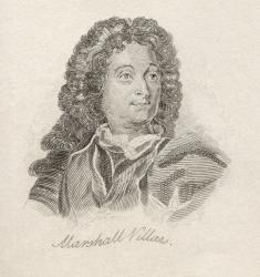 Claude Louis Hector de Villars, from 'Crabb's Historical Dictionary', published 1825 (litho) | Obraz na stenu