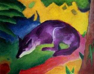 Blue Fox, 1911 (oil on canvas) | Obraz na stenu