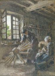 The Old Cartwright and his Wife, 1897 (pastel on paper) | Obraz na stenu