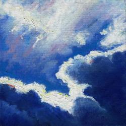 Cloud miniature VII, 2016, (oil on canvas) | Obraz na stenu