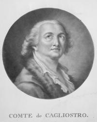 Comte de Cagliostro (engraving) | Obraz na stenu