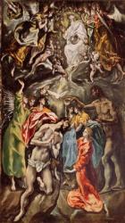 The Baptism of Christ, 1608-14 (oil on panel) | Obraz na stenu