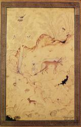 Scene of Rustic Life, Qazvin, 1578 (pen & ink on paper) | Obraz na stenu