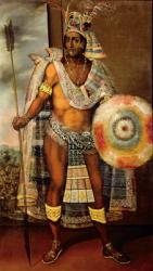 Portrait of Montezuma II (oil on canvas) | Obraz na stenu