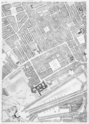 A Map of St James's, London, 1746 (engraving) | Obraz na stenu