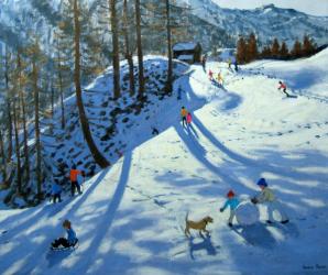 Large Snowball, Zermatt (oil on canvas) | Obraz na stenu