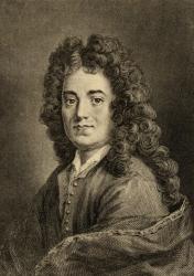 Jean de La Bruyere (1645-96) (engraving) | Obraz na stenu