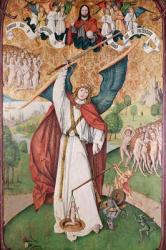 St. Michael Weighing the Souls at the Last Judgement, c.1500 (tempera on panel) | Obraz na stenu