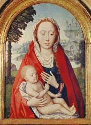 The Virgin and Child (oil on panel) | Obraz na stenu