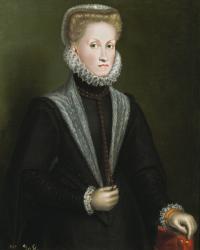 Anne of Austria, Queen of Spain (1549-80), wife of Philip II of Spain (1527-98), c.1573 | Obraz na stenu