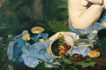 Dejeuner sur l'Herbe, 1863 (oil on canvas) (see also 65761) (detail of 2310) | Obraz na stenu
