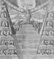 Apotheosis of Peter the Great (engraving) | Obraz na stenu