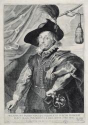 Vladislav IV Vasa (1595-1648) King of Poland, 1624 (engraving) | Obraz na stenu