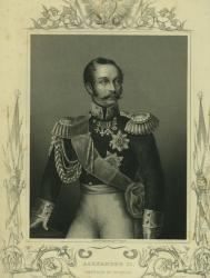 Alexander II (1818-81) of Russia (engraving) | Obraz na stenu