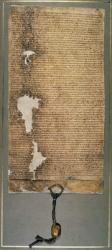 Magna Carta, the final version issued in 1225 by Henry III (vellum) | Obraz na stenu