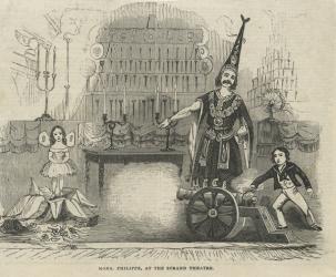 Monsieur Philippe at the Strand Theatre, 1845 (engraving) | Obraz na stenu