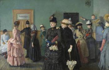 Albertine at the Police Doctor's waiting room, 1886-87 | Obraz na stenu