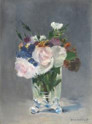 Flowers in a Crystal Vase, c.1882 (oil on canvas) | Obraz na stenu