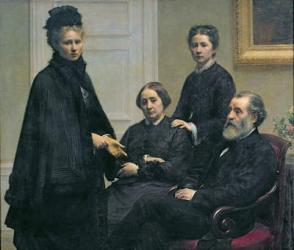The Dubourg Family, 1878 (oil on canvas) | Obraz na stenu