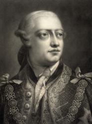 George III, after a mezzotint by Thomas Frye (engraving) | Obraz na stenu