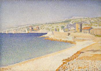 The Jetty at Cassis, Opus 198, 1889 (oil on canvas) | Obraz na stenu