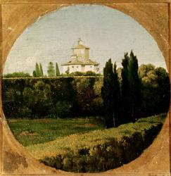 View of the Villa Medici, Rome (oil on canvas) | Obraz na stenu