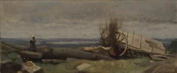 The Plain of La Beauce, c.1840–5 (oil on canvas) | Obraz na stenu