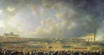 The Festival of the Federation at the Champ de Mars, 14 July 1790 (oil on canvas) | Obraz na stenu