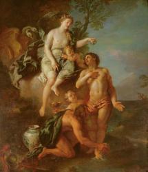 Deification of Aeneas (oil on canvas) | Obraz na stenu