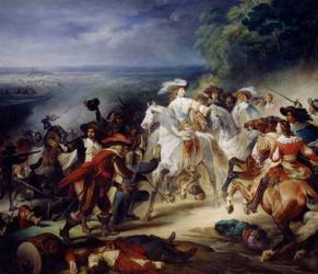 Battle of Rocroy, 19th May 1643, 1834 (oil on canvas) | Obraz na stenu