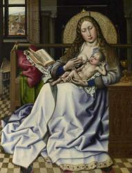 Virgin and Child Before a Firescreen, c.1440 (oil & egg tempera on panel) | Obraz na stenu